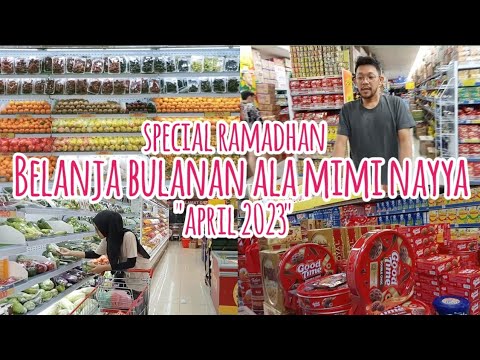 Belanja Bulanan April 2023, Grocery Shopping Special Ramadhan 🛒 - YouTube