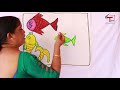 මාළුටැංකියක් අඳින්න කියලා දෙන්න/Teach children to draw a fishtank/Art/Perapasala/TTV Kids/Pre School