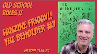 Fanzine Friday:  The Beholder #7