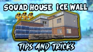 PUBG SQUAD HOUSE ICE WALL TRICK|PUBG RUNIC POWER ICE WALL TIPS AND TRICKS|GAMING BUFFS