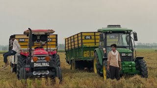 Ajj badi jirri / Dekho tractor da jor 🫡❤️#trending #farming #farmer #605 #johndeere