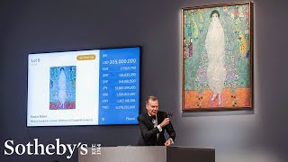Gustav Klimt Portrait Takes the Title of Most Expensive Work of Modern Art Ever Sold | Sotheby's