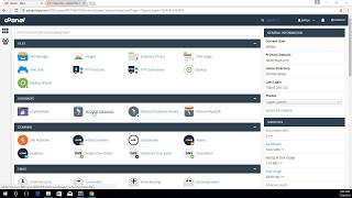 phpMyAdmin MySQL Databases Tutorial (cPanel 2021)
