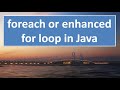 foreach loop in JAVA,#70