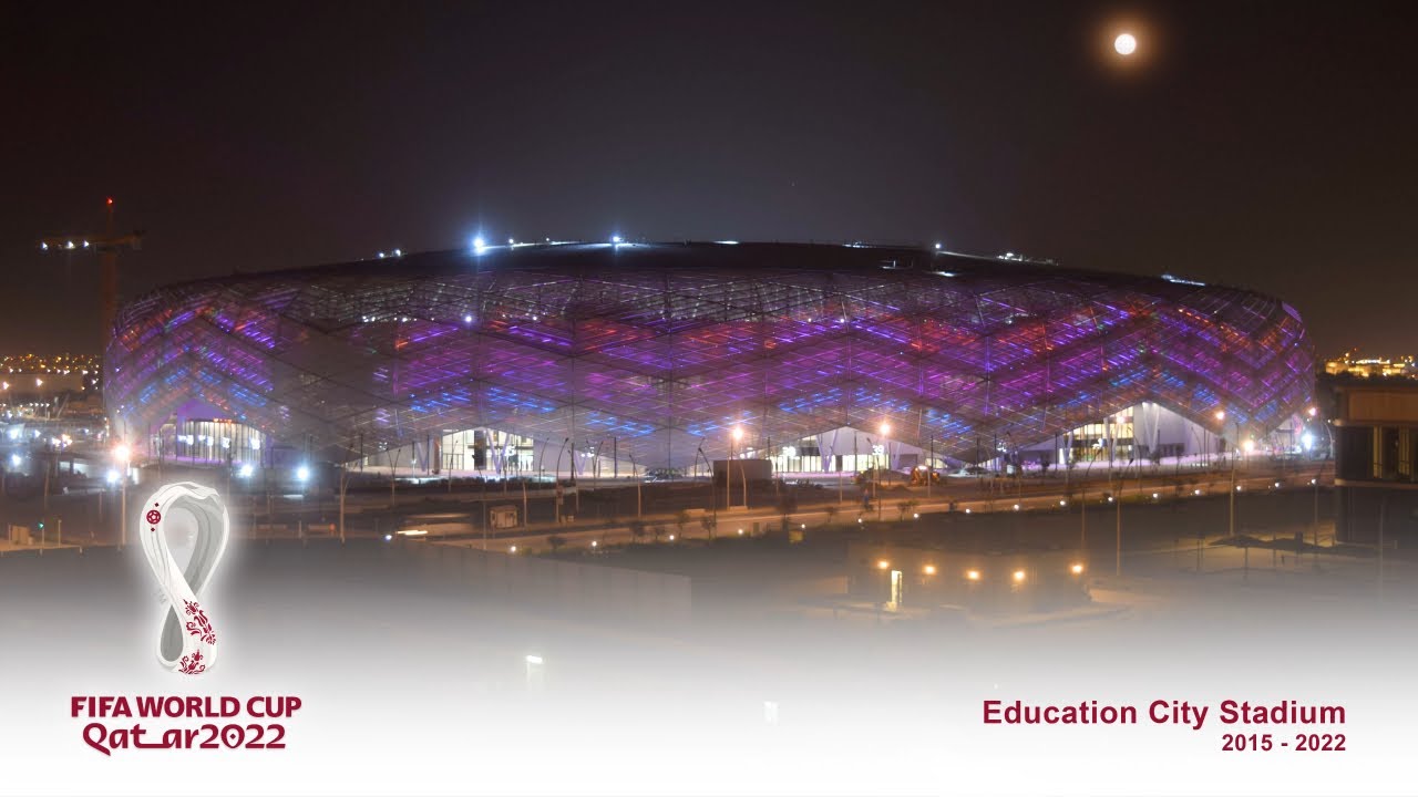 Official Education City Stadium 4K Construction Time-Lapse: FIFA World ...