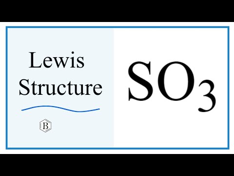 What is the Lewis dot structure of SO3?
