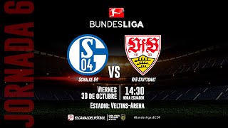 Partido Completo:  Schalke 04 vs Stuttgart | Bundesliga Jornada 6