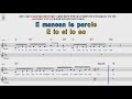 Andrea Bocelli   Con Te Partirò POP musical score Karaoke video