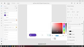 Component States in Adobe XD | App Menu