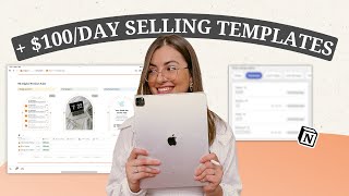 How to make an extra $100/day with Notion templates and Canva Templates - Sellin