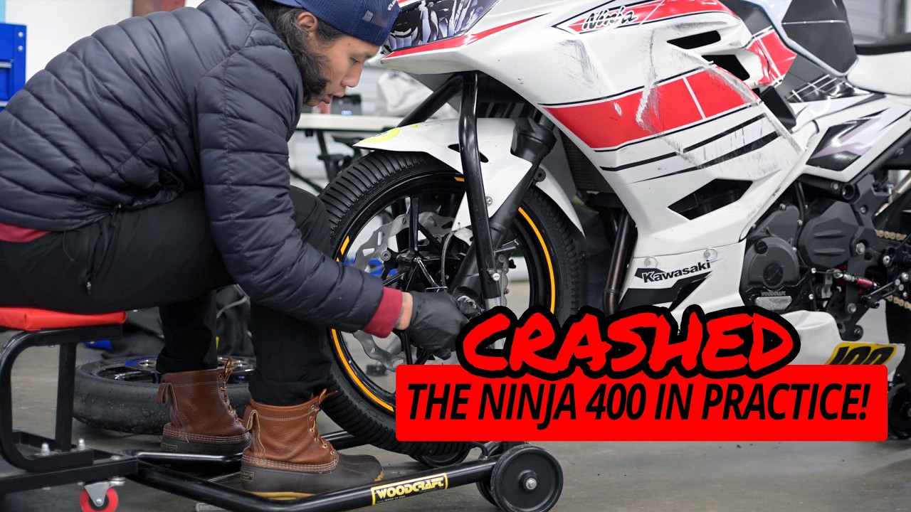 I Highsided My Ninja 400 Race Bike Watching Another Crash Race Bike