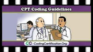 CPT Coding Guidelines - Multiple Codes in CPC Exam | ICD-10 Coding