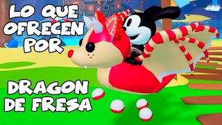 Tradeando el Dragon Murcielago de Fresa dan Super Ofertas - Trading the Strawberry Bat Dragon Gives