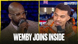 Victor Wembanyama Talks Rookie Season & Impersonates Shaq | Inside the NBA