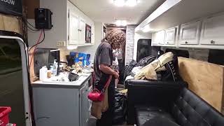 Saint gets kicked off the RV for throwing fluids on Aldi, ChickenAndy mad!