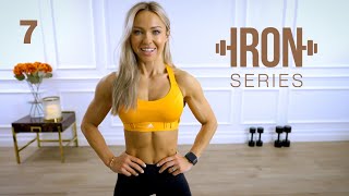 IRON Series 30 Min Shoulders & Triceps Workout - Dumbbells | 7