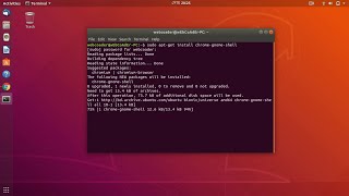 How to setup Gnome for installing gnome extensions in ubuntu