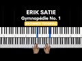 Gymnopédie No. 1 - Erik Satie EASY Piano Tutorial + Sheets