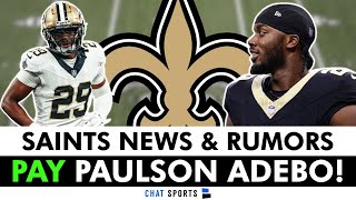 MUST SEE Paulson Adebo News + Why New Orleans Should Extend The CB This Offseason | Saints Rumors