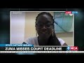 Jacob Zuma misses ConCourt deadline