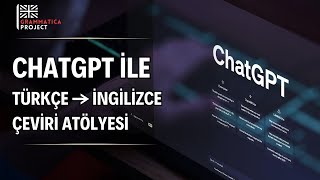 ChatGPT ile İngilizce Çalışıyoruz