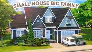Small Home Big Family // The Sims 4 Speed Build