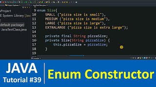 Java Tutorial #39 - Enum Constructor in Java Programming (Examples)