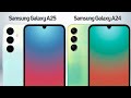 Samsung Galaxy A25 vs Samsung Galaxy A24