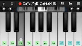 Pink Panther Theme - Easy Mobile Piano Tutorial | ZuBaYeR ZaMaN