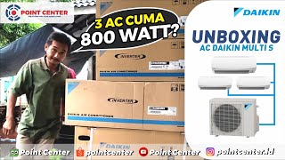 Unboxing AC Daikin Multi S - 3 Indoor 1 Outdoor | AC Hemat Listrik