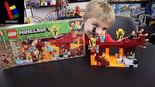 Clark's LEGO Minecraft Reviews: The Blaze Bridge 21154
