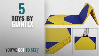 Top 10 Giantex Toys [2018]: Giantex 4'x10'x2" Thick Folding Panel Gymnastics Mat Gym Fitness