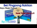 Bet Pingpong Rakitan Clasic Carbon Karet Yinhe Mercury II