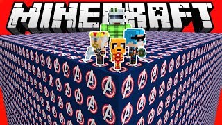 DESAFÍO CON LUCKY BLOCKS DE LOS VENGADORES 😱❓📦 MINECRAFT AVENGERS COMPADORES