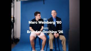 Brendan and Marc | Dear Mentor: Class of 2026 | Ithaca Coilege