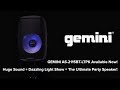 Gemini Sound AS-2115BT-LT-PK: Ultimate Party Speaker with LED Light Show