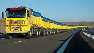 The World's Longest Truck - Road Train in Australia