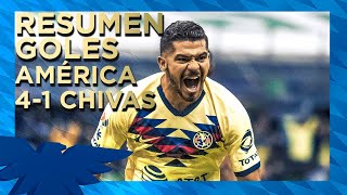 Club América 4-1 Chivas | Resumen - Todos los Goles | Jornada 12 - Liga MX | Ape