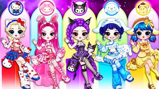 K-Pop Demon Hunters: Rumi, Mira & Zoey Cartoon Fashion Glow Up! | DIY Fashion Paper Dolls
