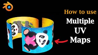 How To Use Multiple UV Maps | Add Multiple Textures To A Single Object | Advanced UV Editing