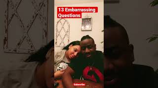 13 Embarrassing Questions #shorts #question #couple