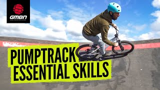 Essential Pumptrack Skills For Beginner Mountain Bikers | Pumping & Cornering Skills