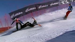Championship Snowboard Cross Wipe-outs - from Universal Sports