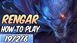 HOW TO PLAY RENGAR JUNGLE | Best Build & Runes | Diamond Commentary | League of Legends