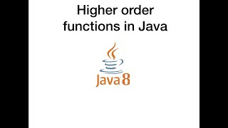Higher order functions in Java