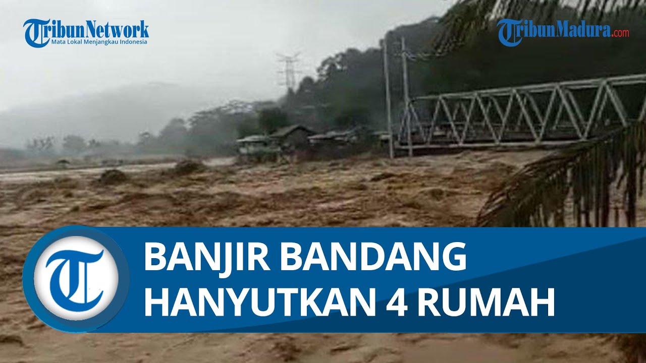 Banjir Bandang Setinggi 4 Meter Terjang 4 Desa Di Lahat, 4 Rumah Hanyut ...