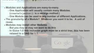 Java on Guice: Dependency Injection, the Java Way