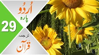 Para 29 - Quran Urdu Translation Only - مکمل قرآن ترجمہ - صرف اردو میں