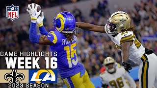 New Orleans Saints vs. Los Angeles Rams | 2023 Week 16 Game Highlights