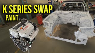 Honda Civic EF engine Bay gets a fresh new look. Part 2 K Series Swap